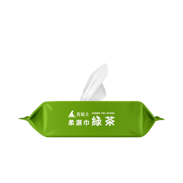 【肯尼士】純水柔濕巾 100抽/綠茶款