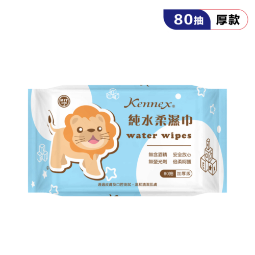 獅子純水濕巾 80抽厚款 3包組