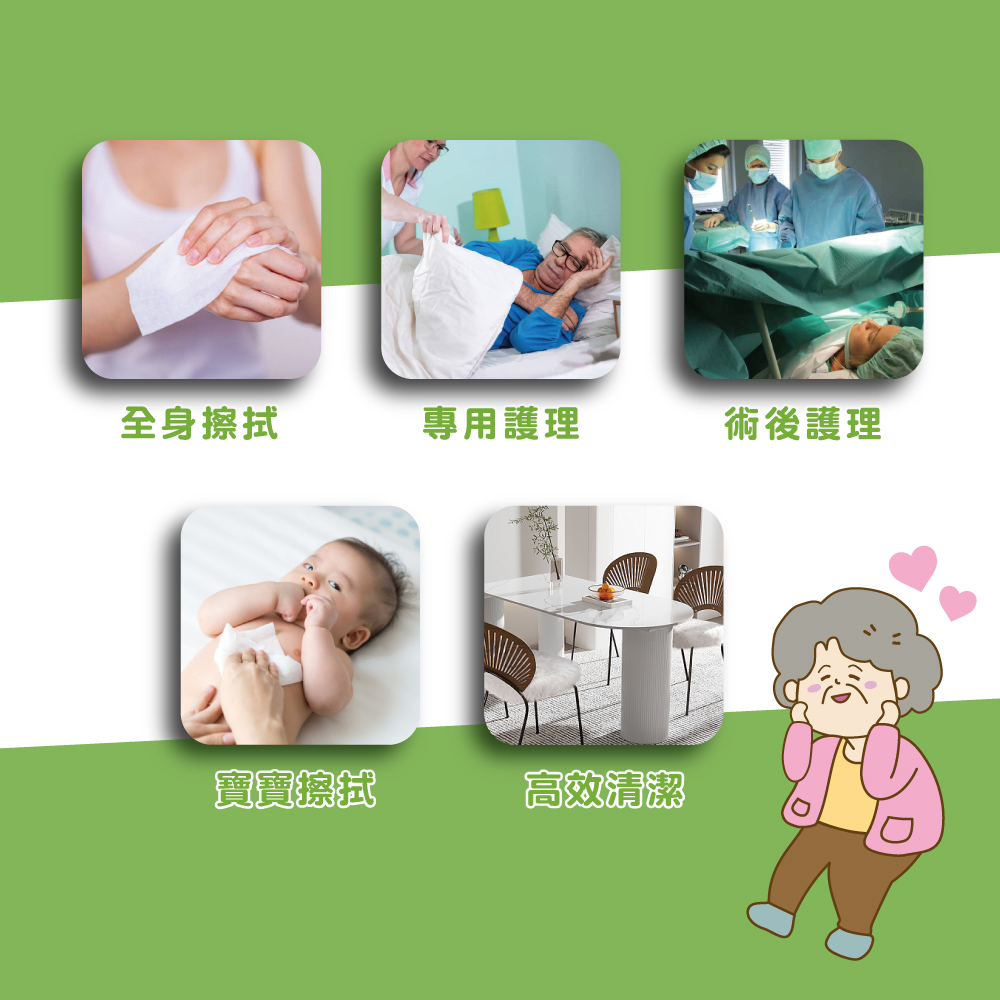 成人護理60抽純水濕巾